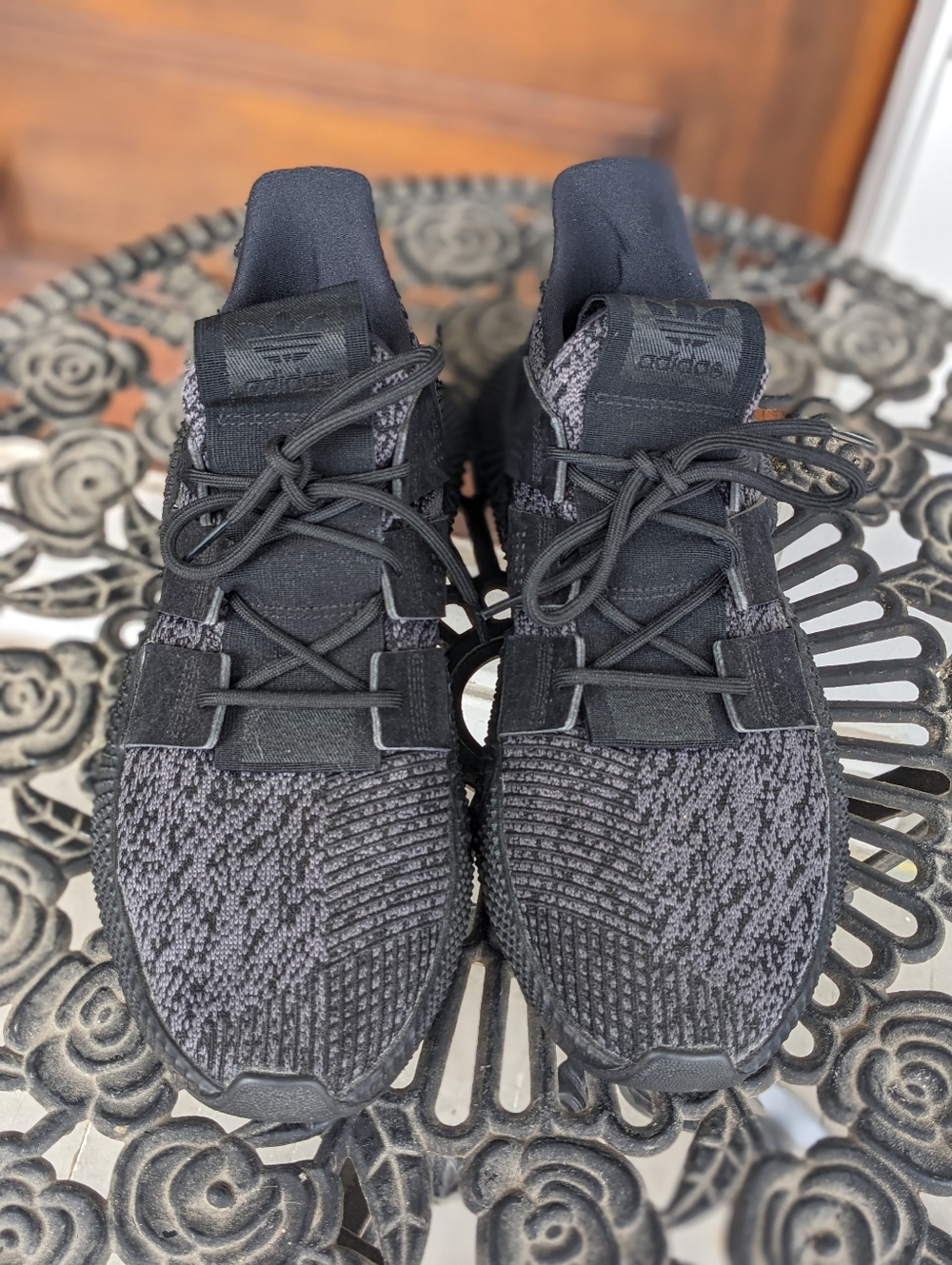 Adidas Prophere Black Grey Knit Sneakers Men’s Size 10 NEW